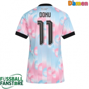 Belgien Jeremy Doku #11 Replik Auswärtstrikot Damen WM 2026 Kurzarm